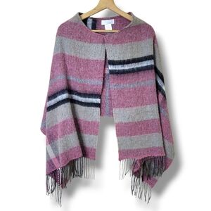 Zighilli Plaid Shawl Made In Italy Quiet Cozy Luxury Slow Bohemian Easy Layer